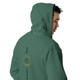 Beneficial Presence_ Medicine Owl _ Unisex fleece zip up hoodie