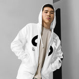 Beneficial Presence_ Medicine Owl _ Unisex fleece zip up hoodie